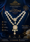 AD Stone Jewellery Silver Baby Pink