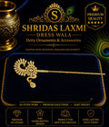 5”AD Stone Flute Golden Silver