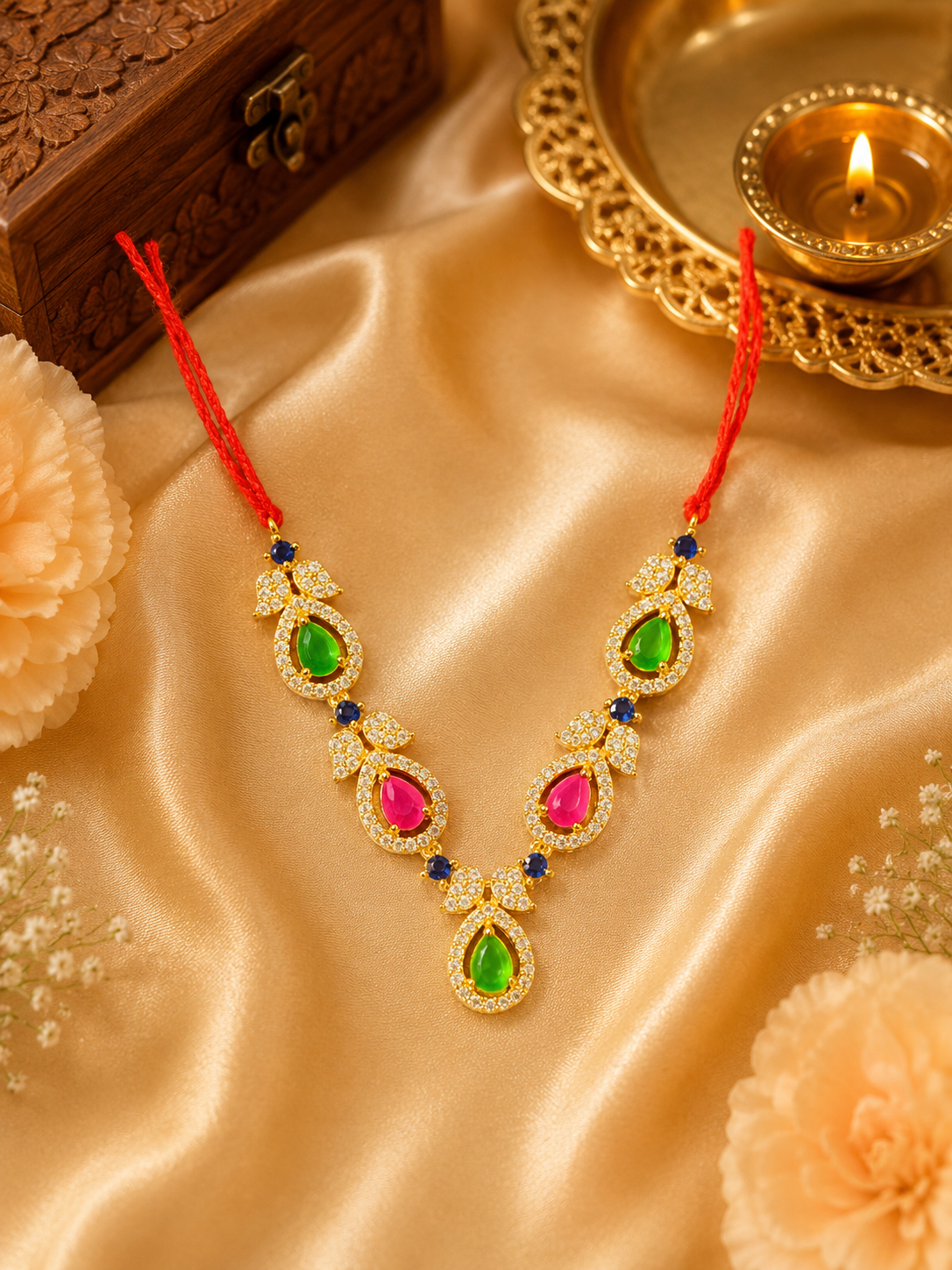 2”AD Stone Jewellery Multi