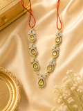 3”AD Stone Jewellery Silver Lemon