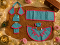 4”Radha Krishna Dress