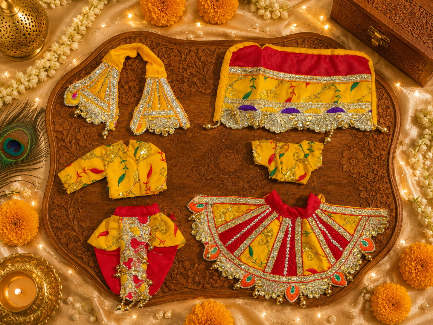 4”Radha Krishna Dress