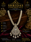 5”AD Stone Jewellery Golden Silver
