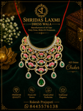 AD Stone Choker Green