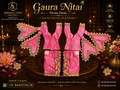 5”Gaur Nitai Dress Pink