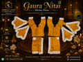 5”Gaur Nitai Dress Chandan Yellow