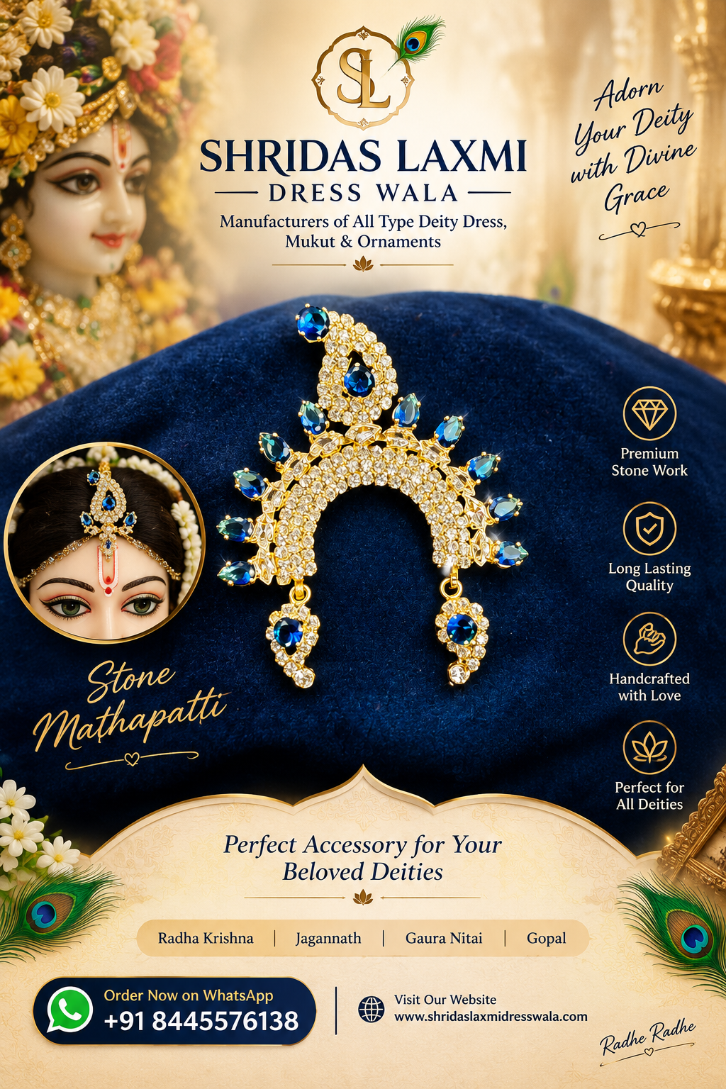 2”matha Patti Silver Bule