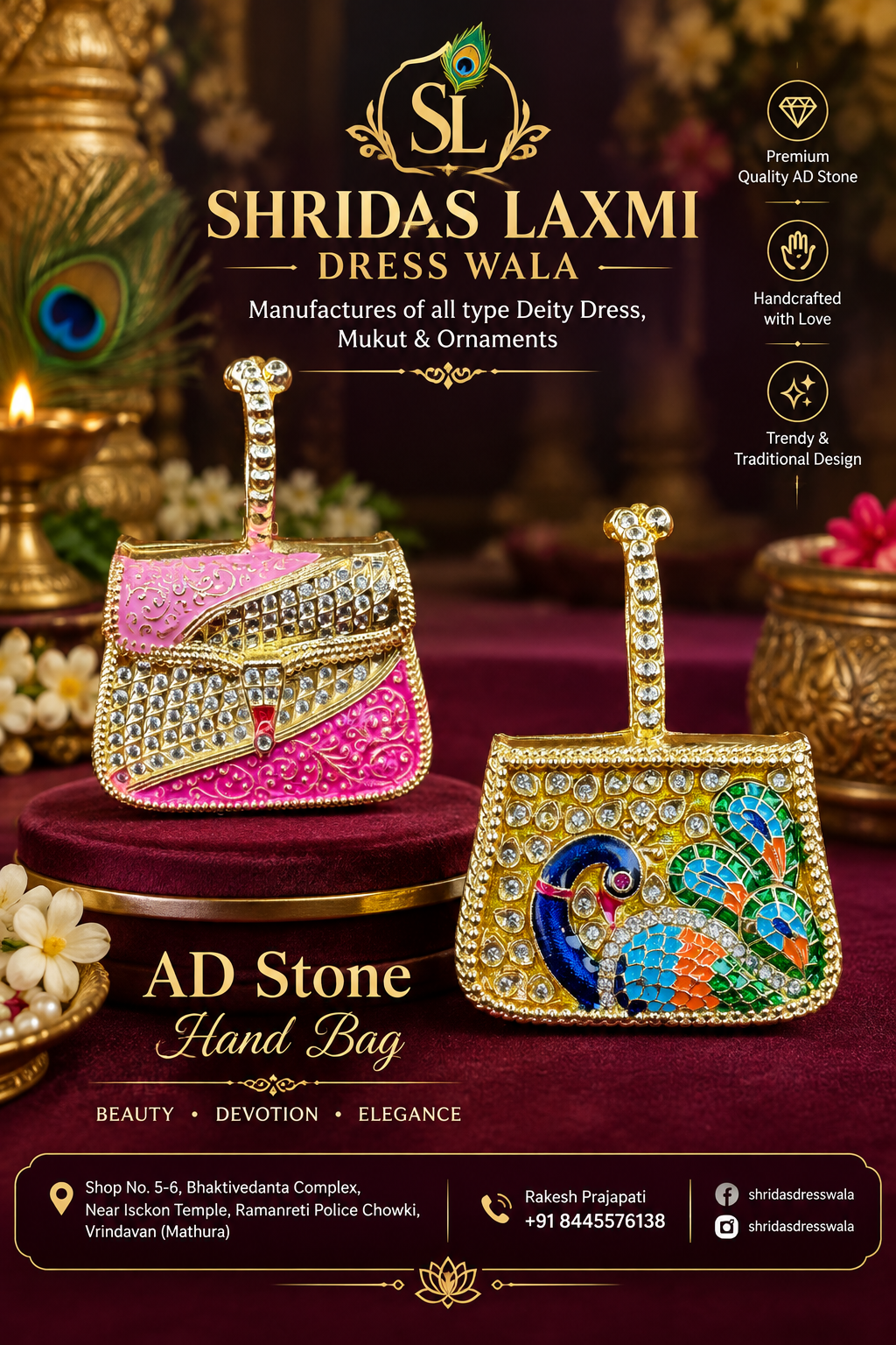 AD Stone Hand Bag