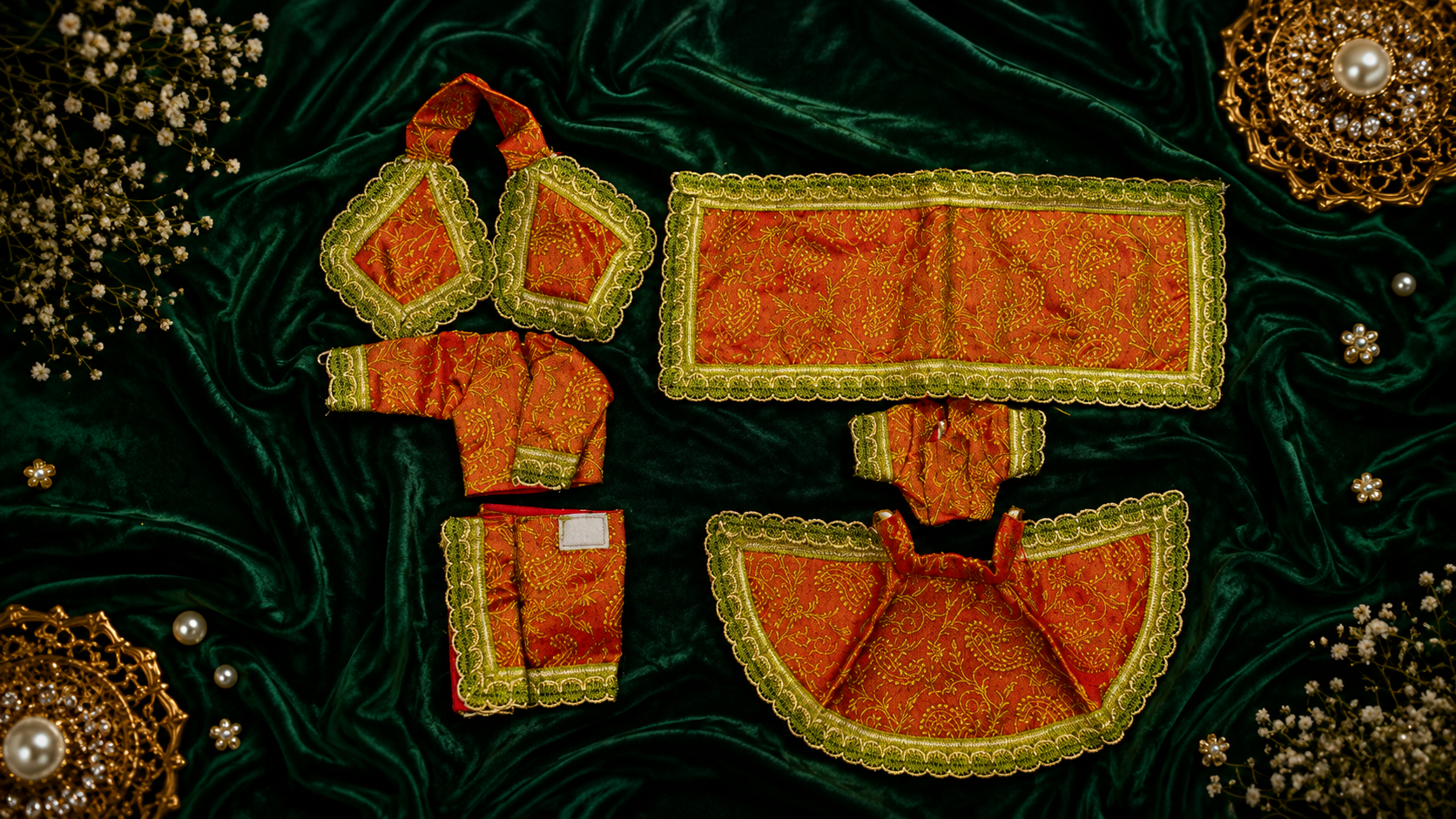 3” Radha Krishna Dress
