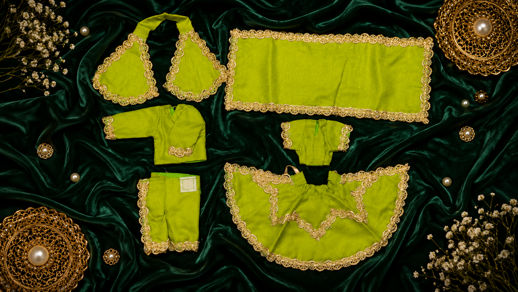 3” Radha Krishna Dress