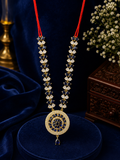 4” AD Stone Jewellery Bule Silver