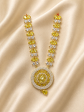 4” AD Stone Jewellery Lemon silver